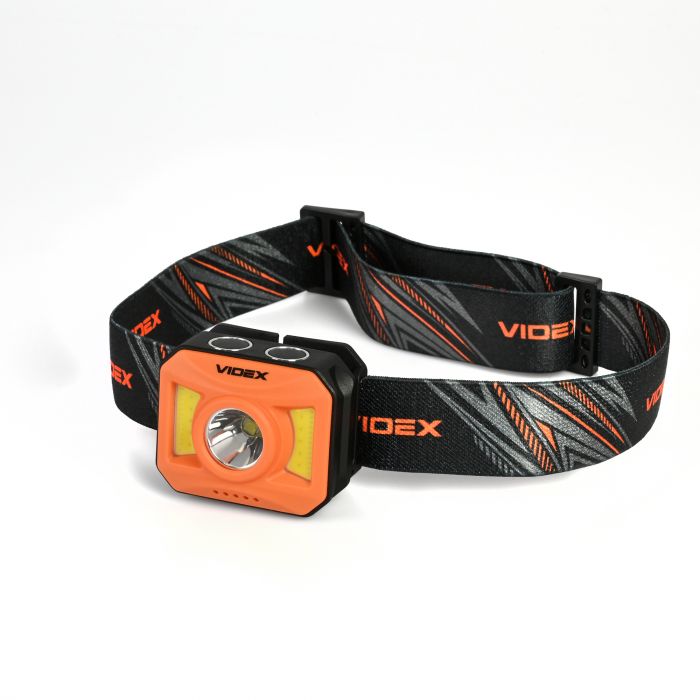 Налобний світлодіодний ліхтарик VIDEX VLF-H085-OR 400Lm 5000K