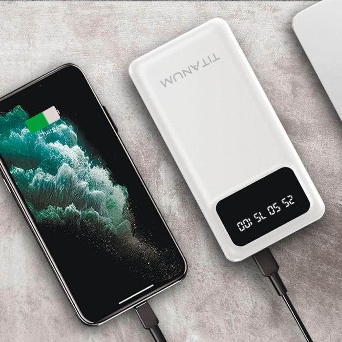 Повербанк 20000mAh TITANUM OL22 White