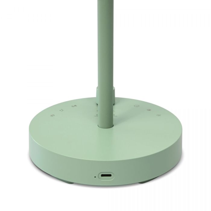 LED лампа настiльна з акумулятором VIDEX VL-TF23G 8.5W 4000K+RGB Green