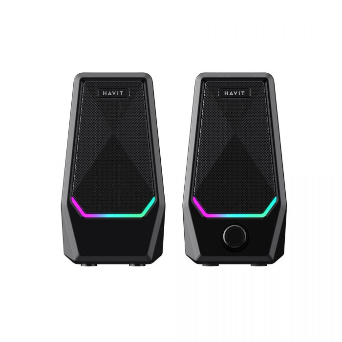 Стерео колонки HAVIT SK768 USB 10W RGB Black