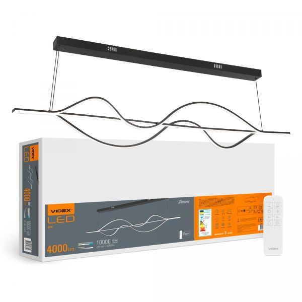 LED світильник функціональний VIDEX DECORA 80W VL-CLD-990-BK