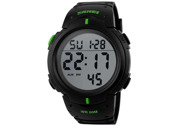 Годинник наручний чоловічий SKMEI 1068GN Black-Green
