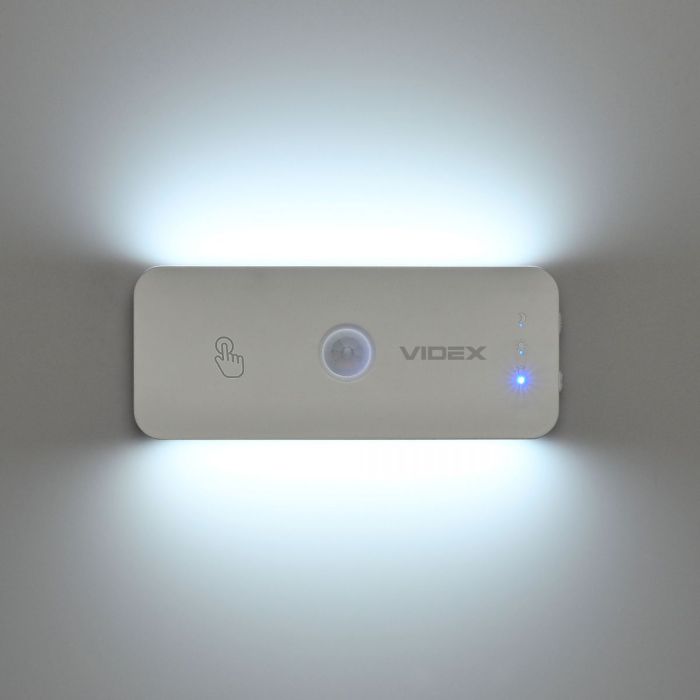 LED Світильник  акумуляторний VIDEX з датчиком руху