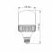 LED лампа VIDEX A118 50W E27 5000K