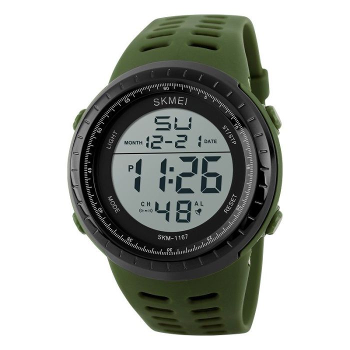 Годинник наручний чоловічий SKMEI 1167AG (Army Green)