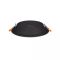LED світильник Back вбудований круглий VIDEX 15W 5000K Black