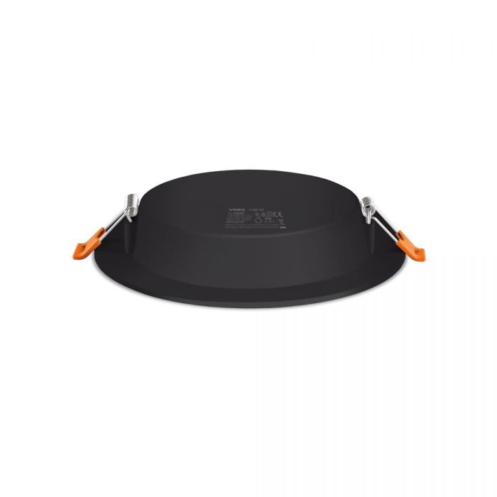 LED світильник Back вбудований круглий VIDEX 15W 5000K Black