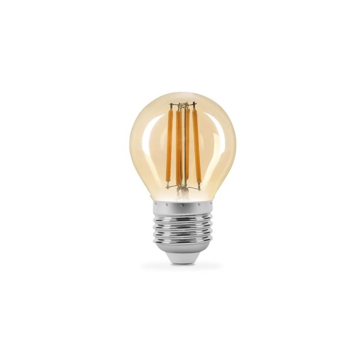 LED лампа TITANUM Filament G45 4W E27 2200K бронза