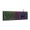Мембранна ігрова клавіатура дротова HAVIT HV-KB101L RGB Black