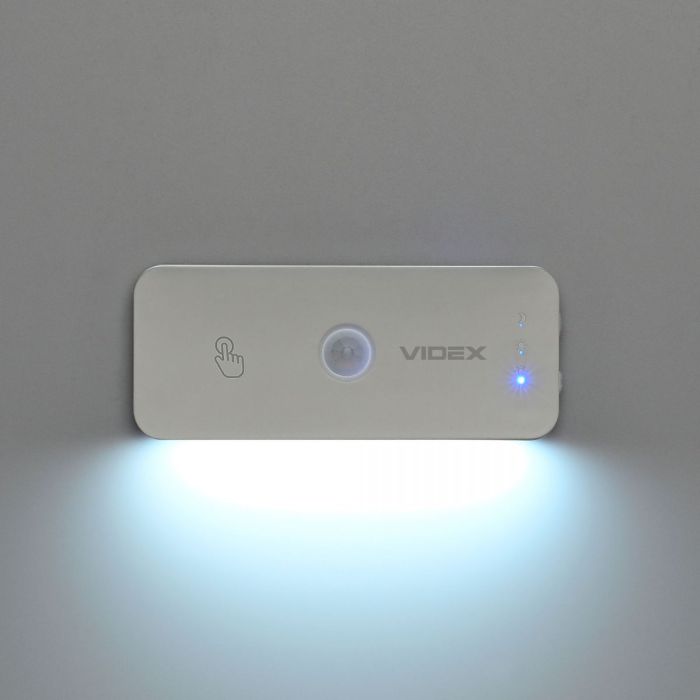 LED Світильник  акумуляторний VIDEX з датчиком руху