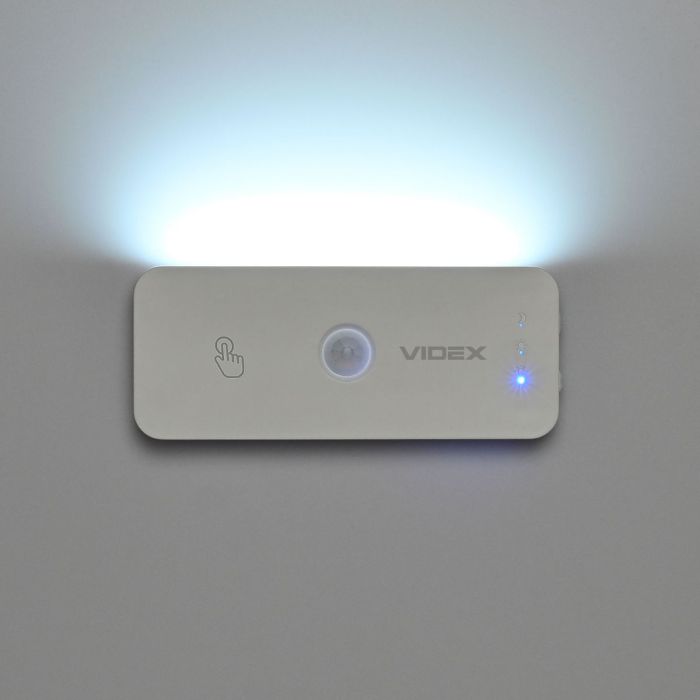 LED Світильник  акумуляторний VIDEX з датчиком руху