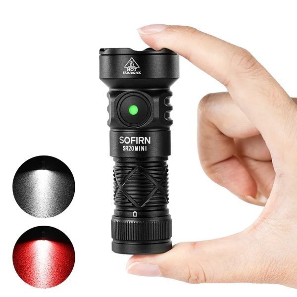 Кишеньковий ліхтарик із червоним світлом Sofirn SR20 Mini 1200Lm 5700K