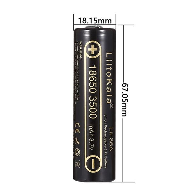 Акумулятор 18650 LiitoKala 35A-JT 3500mAh