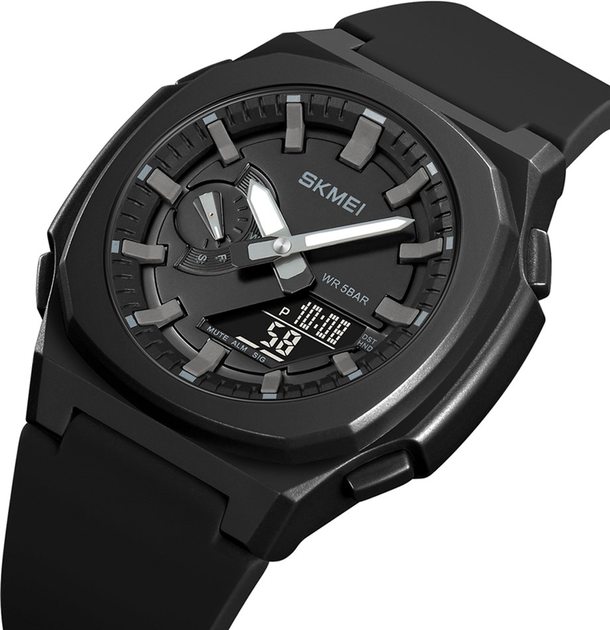Чоловічий годинник Skmei 2091BKGYBK Black-Black