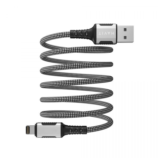 Кабель USB - Lightning HAVIT CB6299 2.4A 1м