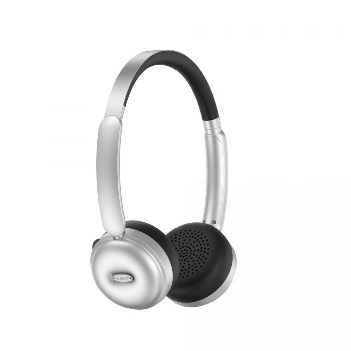 Навушники накладні бездротові HAVIT H616BT "VINTAGE 01H" Silver