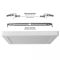 LED світильник квадратний VIDEX DL6S 18W 3000K-4000K-6500K White