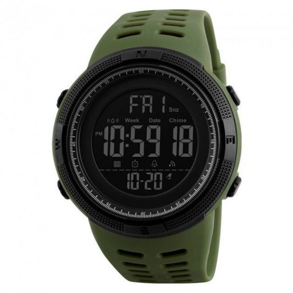 Годинник наручний чоловічий SKMEI 1251AG (Army green)