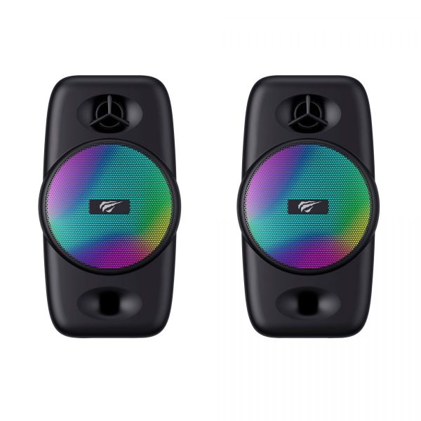 Стерео колонки ігрові HAVIT HV-SK213 USB RGB Black