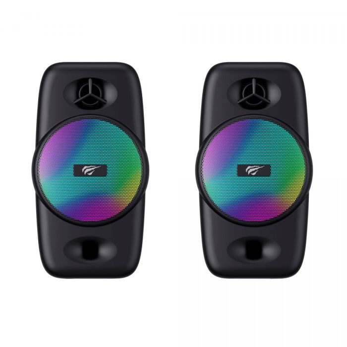 Стерео колонки ігрові HAVIT HV-SK213 USB RGB Black