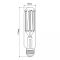 LED лампа VIDEX Filament T38F 24W E27 5000K