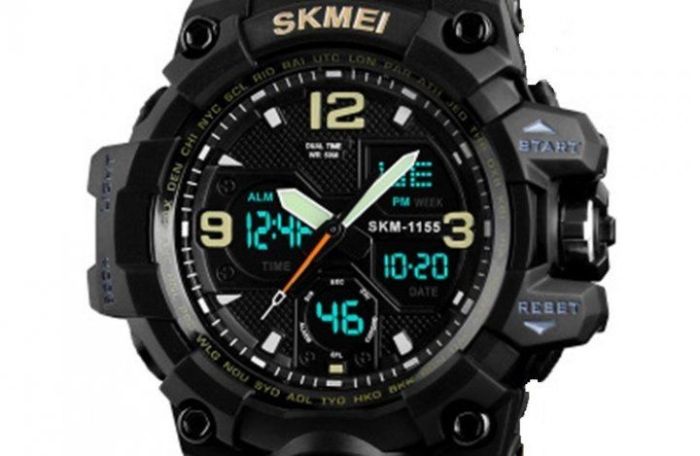 Часы наручные мужские SKMEI 1155BAG (Army green)
