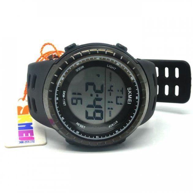 Годинник наручний чоловічий SKMEI 1167 (Black)