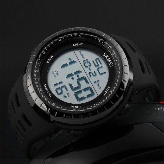Годинник наручний чоловічий SKMEI 1167 (Black)