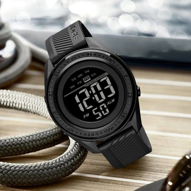 Годинник наручний чоловічий SKMEI 1638 (Black)
