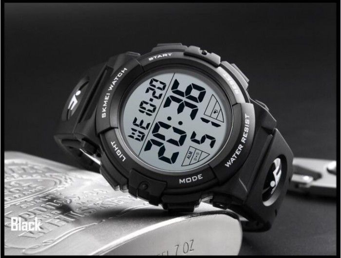 Чоловічий годинник Skmei 1258 Black