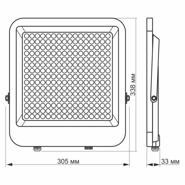 LED прожектор VIDEX PREMIUM F2 200W 5000K