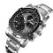 Годинник наручний чоловічий SKMEI 1389 (Silver-Black)