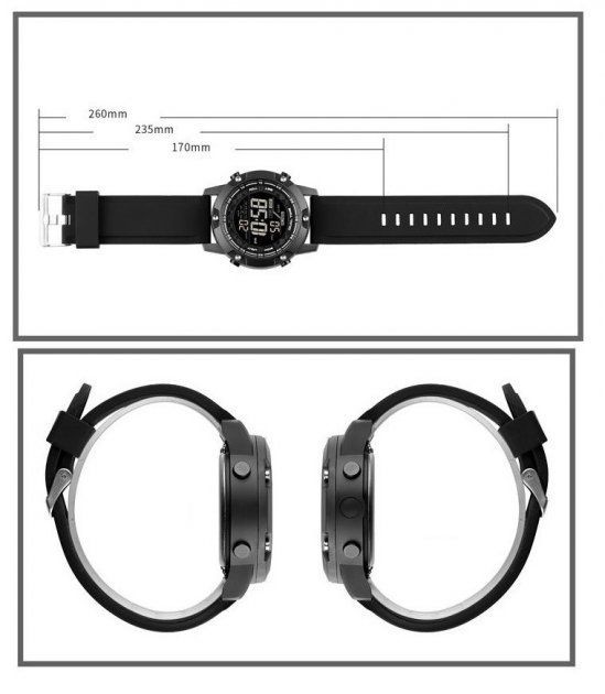 Годинник наручний чоловічий SKMEI 1762 (Black)
