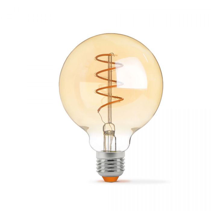 LED лампа VIDEX Filament G95FASD 5W E27 2200K