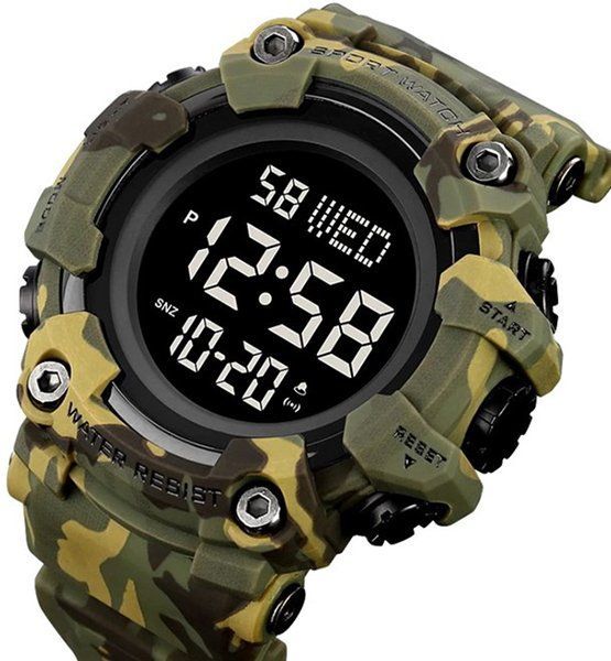 Годинник наручний чоловічий SKMEI 1968 Camo Green