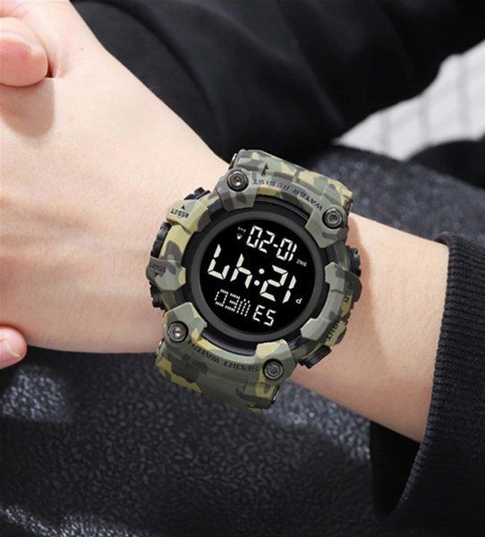Годинник наручний чоловічий SKMEI 1968 Camo Green