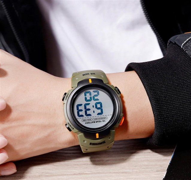 Годинник наручний чоловічий SKMEI 1560AG  (Army Green)