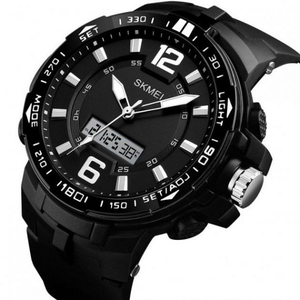Чоловічий годинник Skmei 1273 Black
