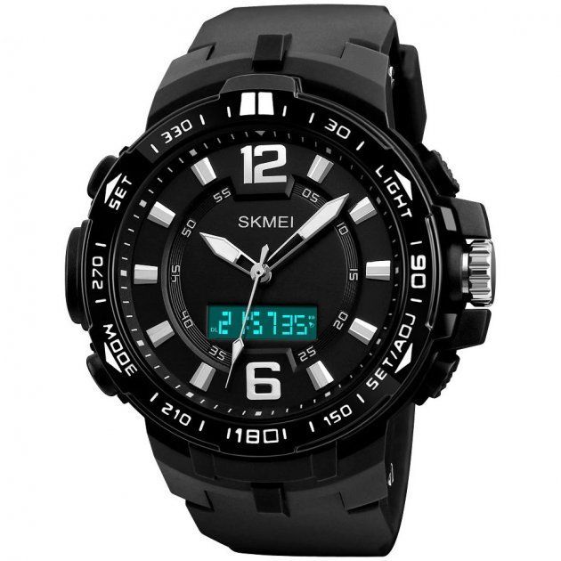 Чоловічий годинник Skmei 1273 Black