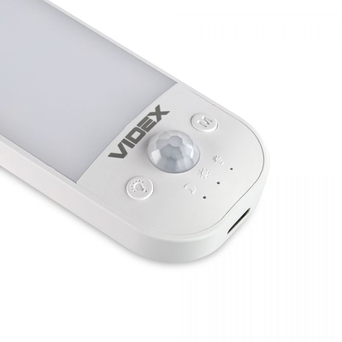 LED Світильник акумуляторний з датчиком руху VIDEX VL-NL014W-S