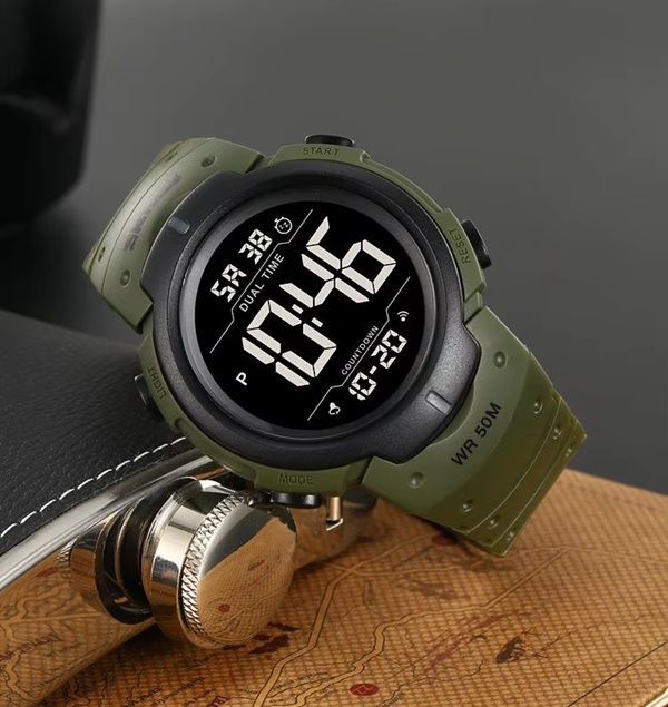 Годинник чоловічий Skmei 2304AG Army Green
