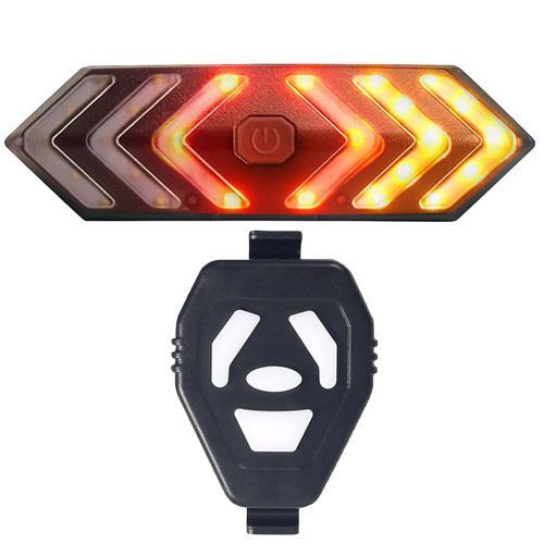 Велоліхтар LY-0828 "STOP" (red-yellow)