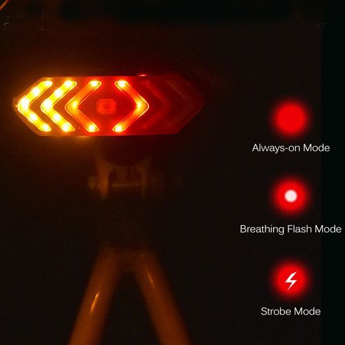 Велоліхтар LY-0828 "STOP" (red-yellow)