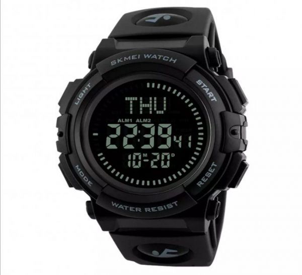 Годинник чоловічий SKMEI 1290 Black + Compass