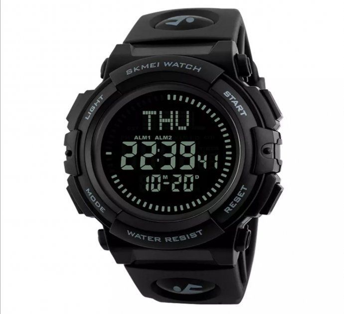 Годинник чоловічий SKMEI 1290 Black + Compass
