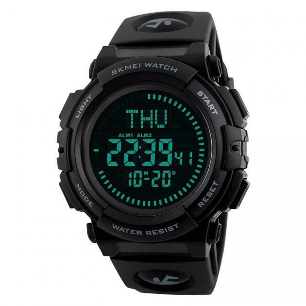 Годинник чоловічий SKMEI 1290 Black + Compass