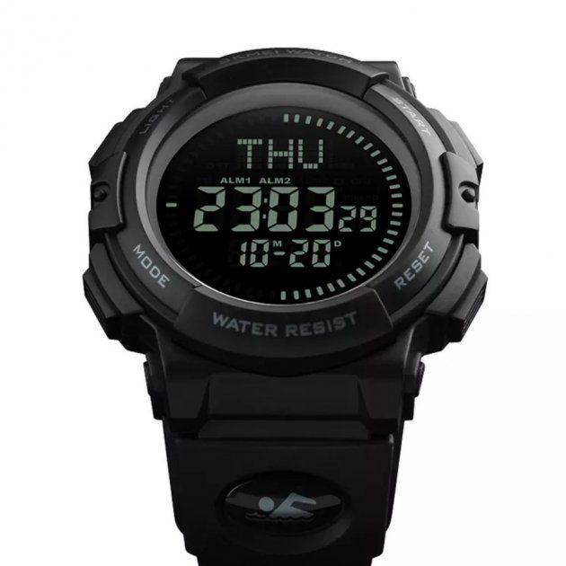 Годинник чоловічий SKMEI 1290 Black + Compass