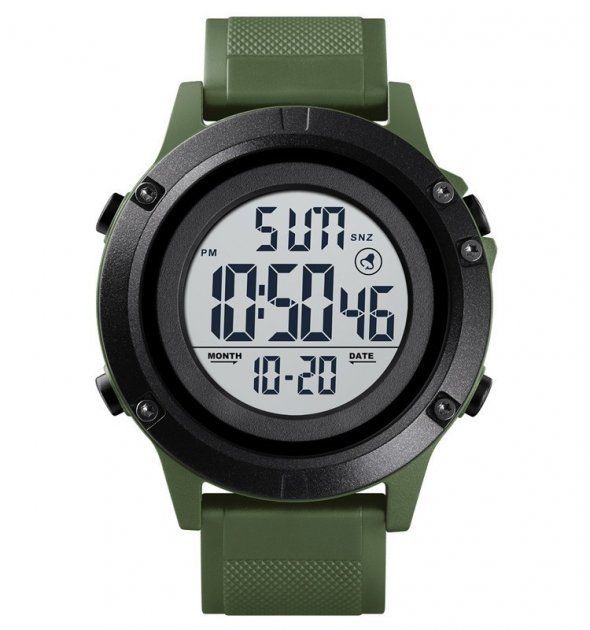Чоловічий наручний годинник Skmei 1508 Army Green