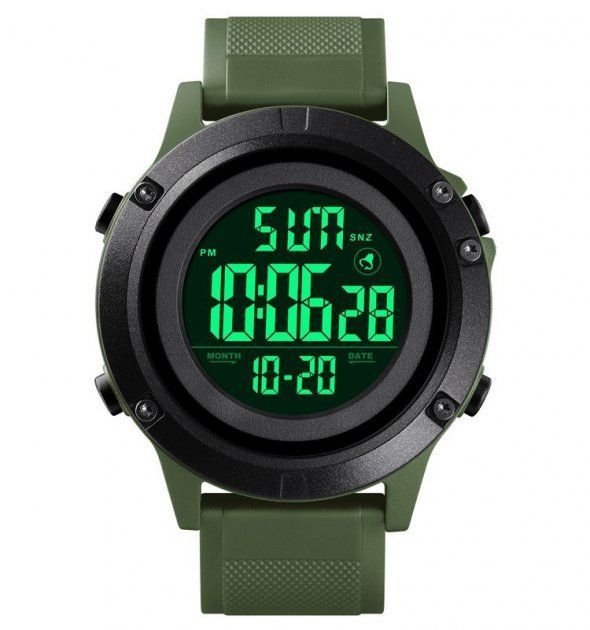 Чоловічий наручний годинник Skmei 1508 Army Green