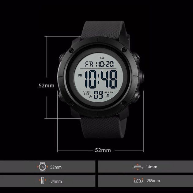 Чоловічий годинник Skmei 1434 Black